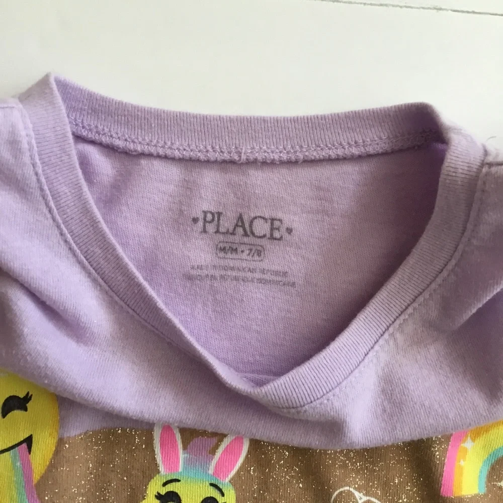 Children’s Place Girl’s T-Shirt Unicorn’s Size M